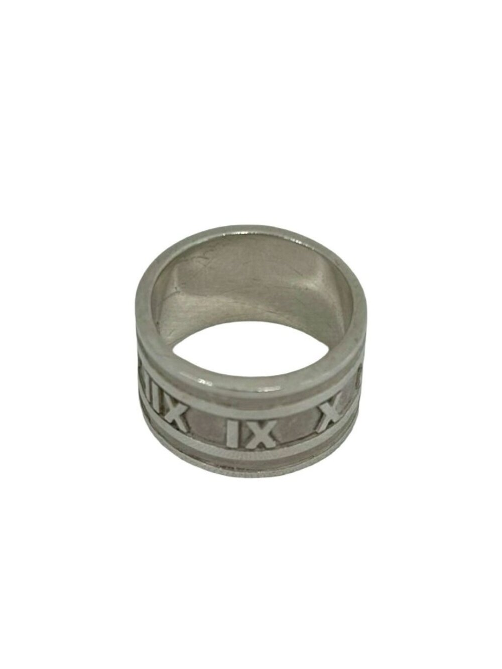 Tiffany & Co Vintage Wide Atlas Ring 925 Sterling Silver - Picture 5 of 8
